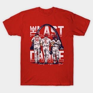 Adam Wainwright, Albert Pujols & Yadier Molina St.Louis Last Dance T-Shirt